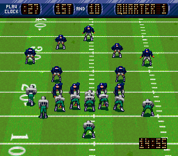 NFL Quarterback Club (Japan) In game screenshot